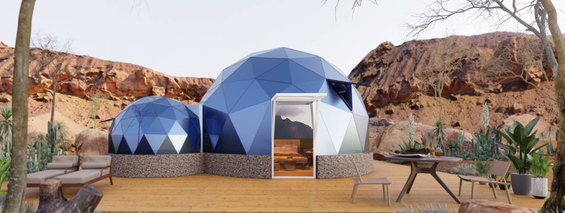 永胜县球形智能光伏玻璃星空房